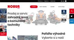 Desktop Screenshot of nobur.cz