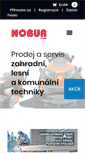 Mobile Screenshot of nobur.cz